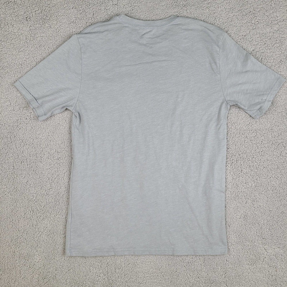 Field & Stream T-Shirt Men's Medium Gray Fish American‎ Flag USA Short Sleeve - Picture 8 of 12
